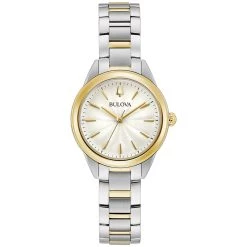 Deals 😉 Womens Bulova Two Tone Bracelet ⌚ Watch - 98L277 😀