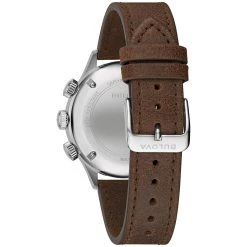 New 😀 Mens Bulova Military Automatic Brown Leather Strap ⌚ Watch - 96A245 ✨ -Bulova Sales Store unnamed file 163