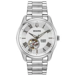 Best Sale ๐ฅฐ Mens Bulova Automatic Stainless Bracelet โ Watch - 96A207 ๐