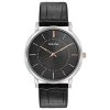 Flash Sale 🥰 Mens Bulova Classic Ultra-Slim Black Leather Strap ⌚ Watch - 98A167 🎉