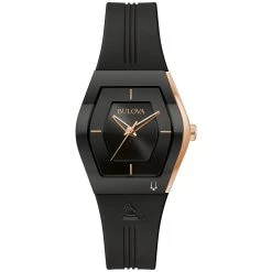 Top 10 🛒 Womens Bulova Latin GRAMMY® Black Rosegold Strap ⌚ Watch - 97L163 🛒