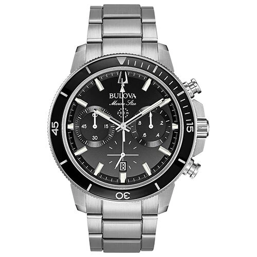 Promo 💯 Mens Bulova Marine Star Chronograph Bracelet ⌚ Watch - 96B272 🤩 3 Promo 💯 Mens Bulova Marine Star Chronograph Bracelet ⌚ Watch - 96B272 🤩