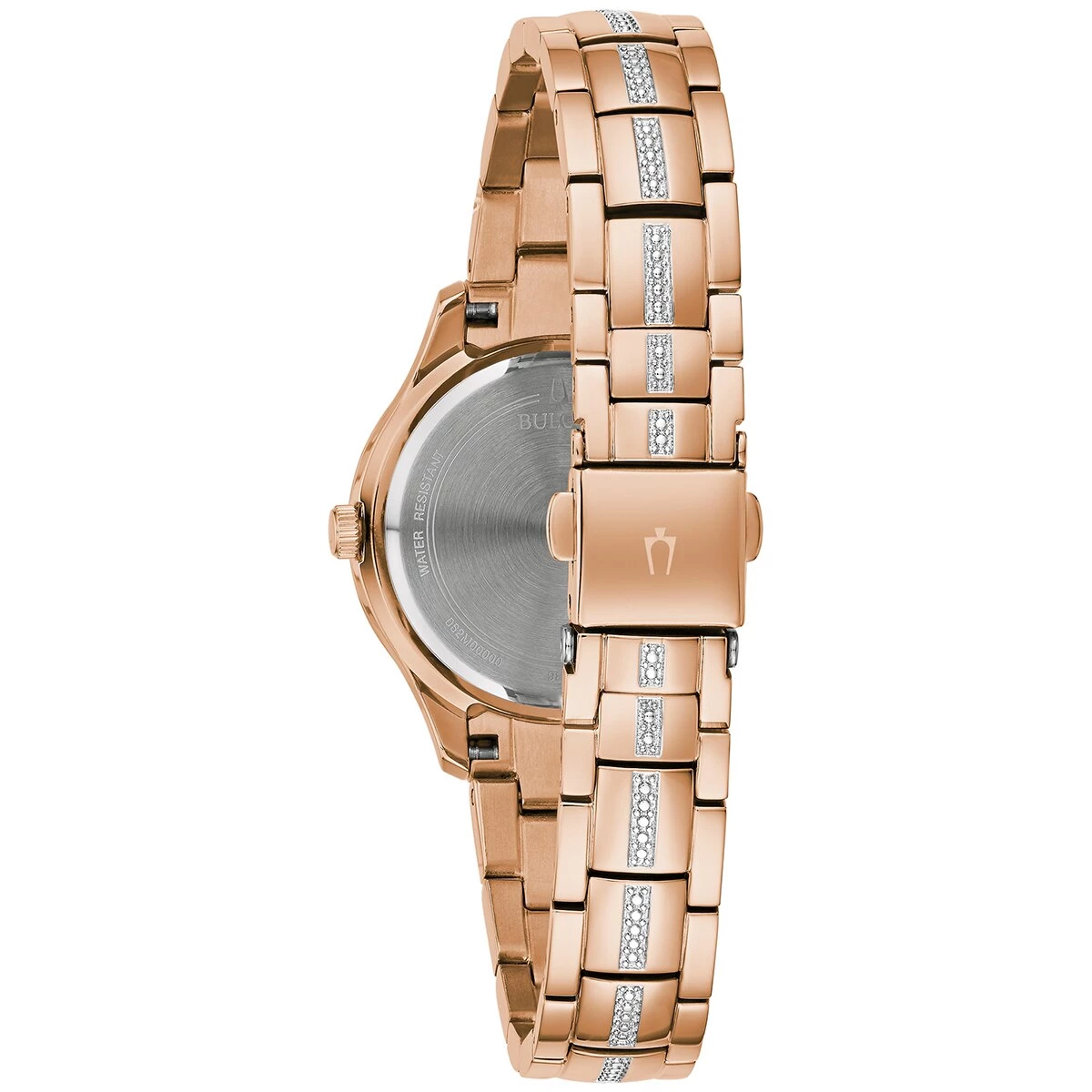 Buy โญ Womens Bulova Rose-tone Stainless Crystal Accent โ Watch - 98L284 ๐งจ 5 Buy โญ Womens Bulova Rose-tone Stainless Crystal Accent โ Watch - 98L284 ๐งจ - Image 3