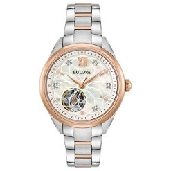 New 😀 Womens Bulova Automatic Movement ⌚ Watch - 98P170 🔥