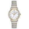 Discount ✨ Womens Bulova White 👩 Mother Of Pearl Dial ⌚ Watch - 98R231 ✔️ -Bulova Sales Store unnamed file 264