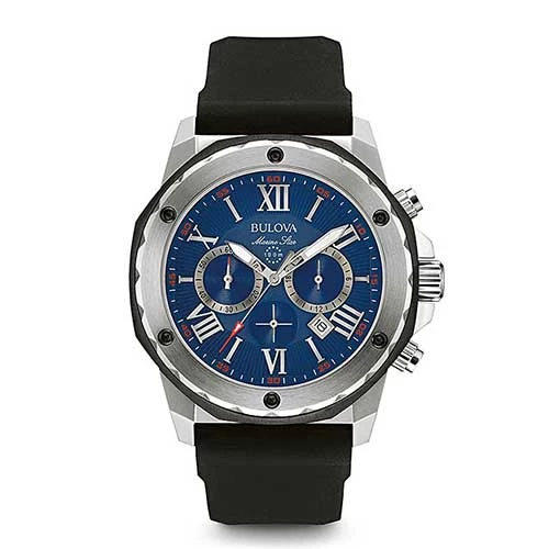 Hot Sale 🔥 Mens Bulova Marine Star Blue Dial - 98B258 ✔️ 3 Hot Sale 🔥 Mens Bulova Marine Star Blue Dial - 98B258 ✔️