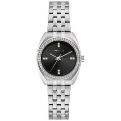 Outlet ⌛ Womens Caravelle By Bulova Stainless Bracelet ⌚ Watch - 43L219 ✨