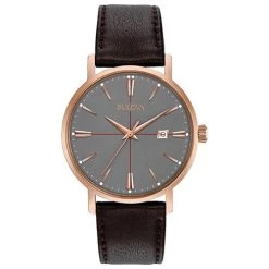 Best deal 😍 Mens Bulova Classic Leather Strap ⌚ Watch - 97B154 🥰
