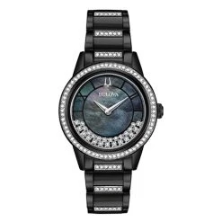 Buy 💯 Womens Bulova Crystal Accent Bracelet ⌚ Watch - 98L252 🎉