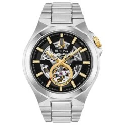 Wholesale 👏 Mens Bulova Maquina Automatic Steel Bracelet ⌚ Watch - 98A224 😀
