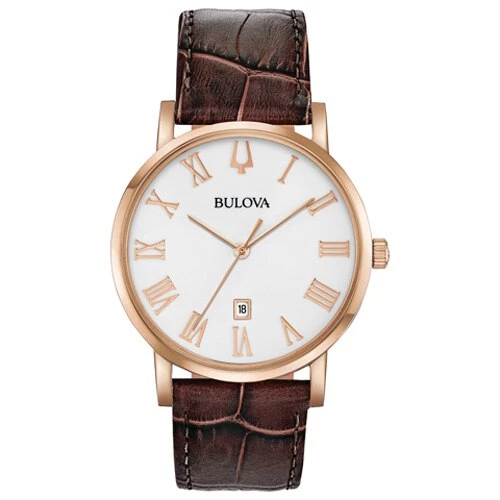 Best deal 😉 Mens Bulova American Clipper Rose-Gold-Tone ⌚ Watch - 97B184 🥰 3 Best deal 😉 Mens Bulova American Clipper Rose-Gold-Tone ⌚ Watch - 97B184 🥰