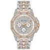 Cheap ✔️ Mens Bulova Octava Two-Tone Crystal Bracelet ⌚ Watch - 98C133 😍