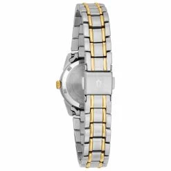 Buy ⌛ Womens Bulova Two-Tone Bracelet ⌚ Watch - 98M105 😀 -Bulova Sales Store unnamed file 386