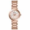 Promo 🔔 Womens Bulova Rose Gold And Diamond Accented ⌚ Watch - 97P132 ⌛ -Bulova Sales Store unnamed file 390