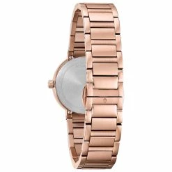 Promo 🔔 Womens Bulova Rose Gold And Diamond Accented ⌚ Watch - 97P132 ⌛ -Bulova Sales Store unnamed file 392