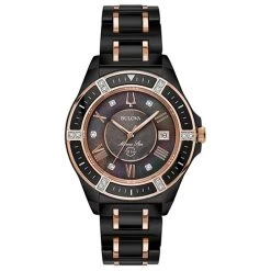 Cheapest ⭐ Womens Bulova Marine Star Diamond Accented ⌚ Watch - 98R242 🎁