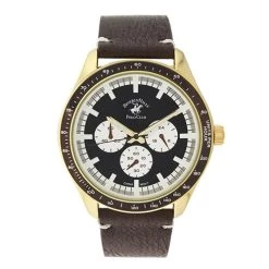 Cheap 👏 Beverly-Hills-Polo-Club Mens Beverly Hills Polo Club Brown Strap/Brown Dial ⌚ Watch - 53461 💯