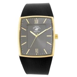 Promo 🔔 Beverly-Hills-Polo-Club Mens Beverly Hills Polo Club Grey Sunray Dial ⌚ Watch - 54630 🎁