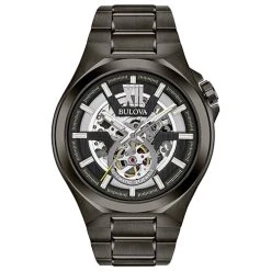 Top 10 💯 Mens Bulova Automatic Gunmetal ⌚ Watch - 98A179 👏