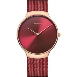 Cheap ⭐ Womens BERING Large Red Charity ⌚ Watch - 13338-CHARITY ⌛