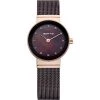 Cheap ⭐ Womens BERING Brown Classic Mesh ⌚ Watch - 10122-265 🎁