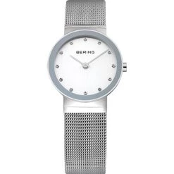 Flash Sale 👏 Womens BERING Classic Mesh Silver ⌚ Watch - 10126-000 🎁