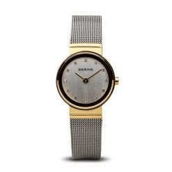 Buy 🎉 Womens BERING Silver Mesh ⌚ Watch - 10126-001 👏