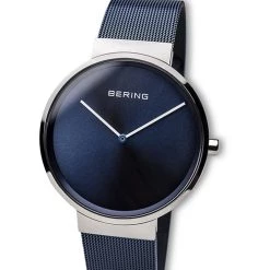 Hot Sale 💯 Mens BERING Blue Stainless Bracelet ⌚ Watch - 14539-307 🤩 -Bulova Sales Store unnamed file 567