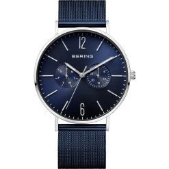 Promo ๐ฏ Mens BERING Blue Bracelet & Dial โ Watch - 14240-303 โค๏ธ