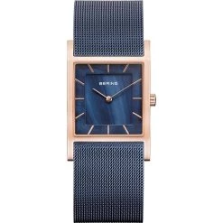 Top 10 😉 Womens BERING Square Rose Case ⌚ Watch - 10426-367-S 🤩