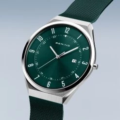 Brand new 🔥 Mens BERING Stainless Steel Green Dial ⌚ Watch - 18740-808 ⭐ -Bulova Sales Store unnamed file 638