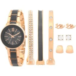 Cheapest 💯 Beverly-Hills-Polo-Club 👩 Womens Beverly Hills Polo Club Analog ⌚ Watch Set - 81733-BHP 🛒